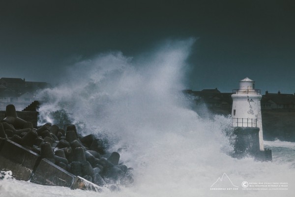 South Pier taking a hammering