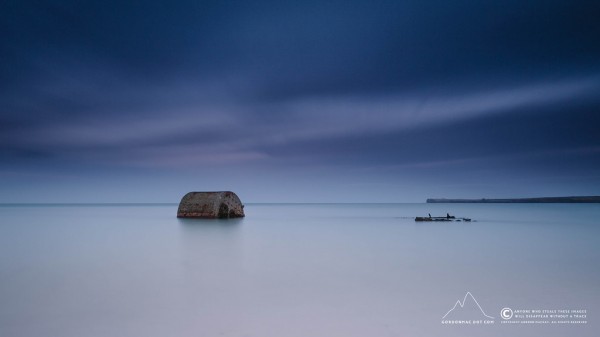 Wreck of Jean Stephens on Reiss Beach