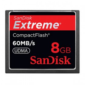 SanDisk 8GB 60MB/s Extreme Compact Memory Card