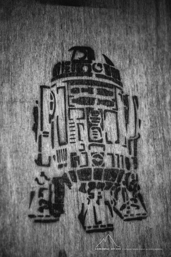 R2-D2 Graffiti