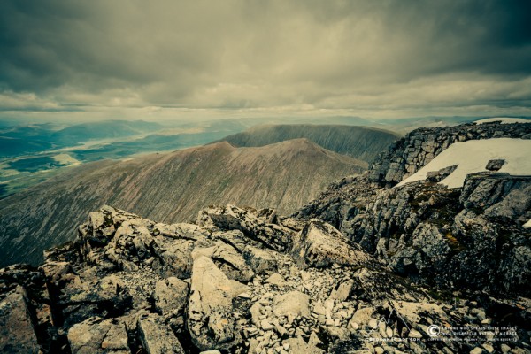 Summit of Ben Nevis and CMD Arete