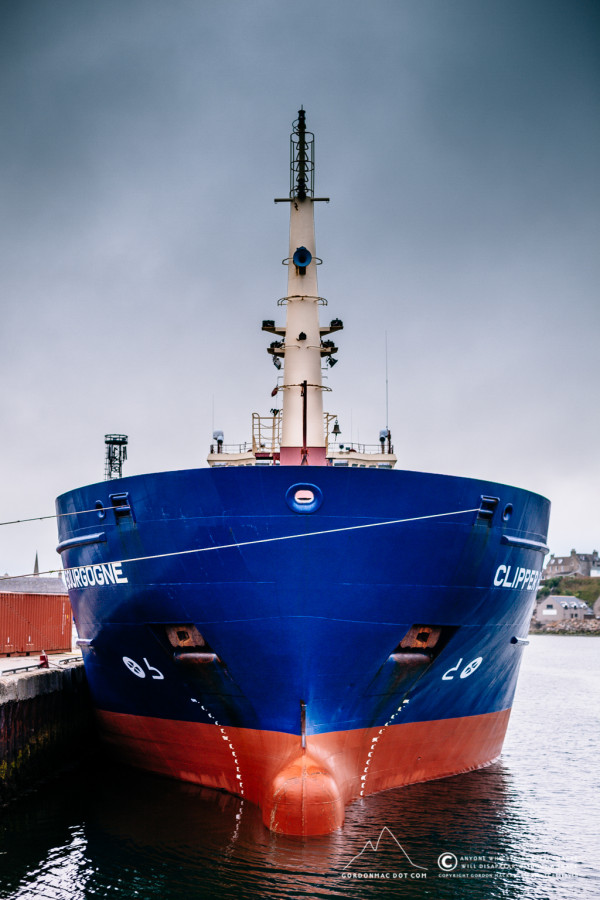 245/365 - All 2865 tons of the oil/chemical tanker "Clipper Bourgogne" berthed at the North Quay