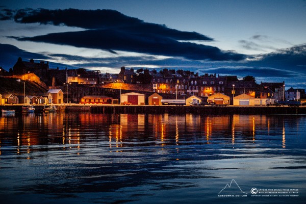 246/365 - Wick Harbour at dusk
