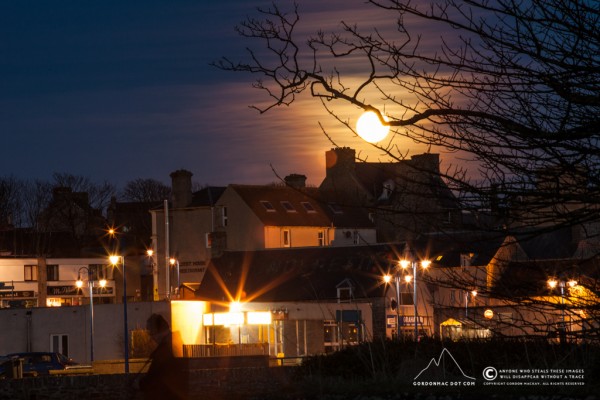 Moonrise over the Norseman Hotel
