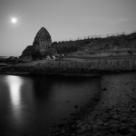 Moonrise at Staxigoe Harbour