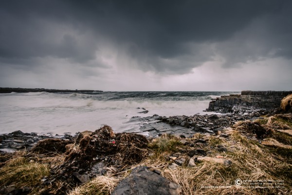 Some stormy weather in Wick Bay