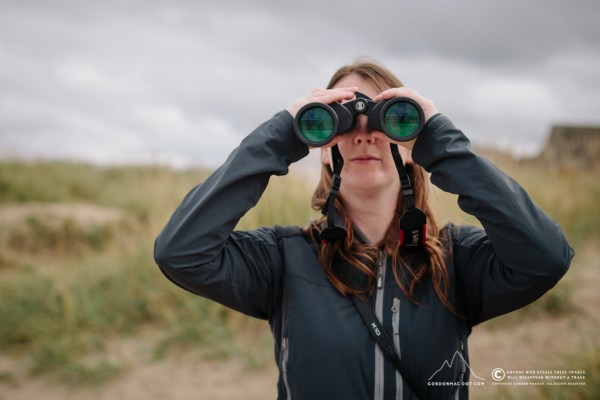 MacLeod doing a spot of Dolphin watching